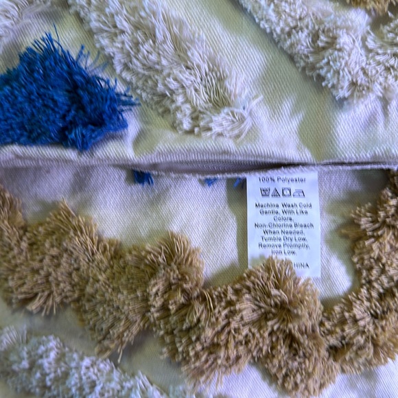 Boho Tufted Tassel Throw Pillow Covers -set of 2 - Picture 6 of 8